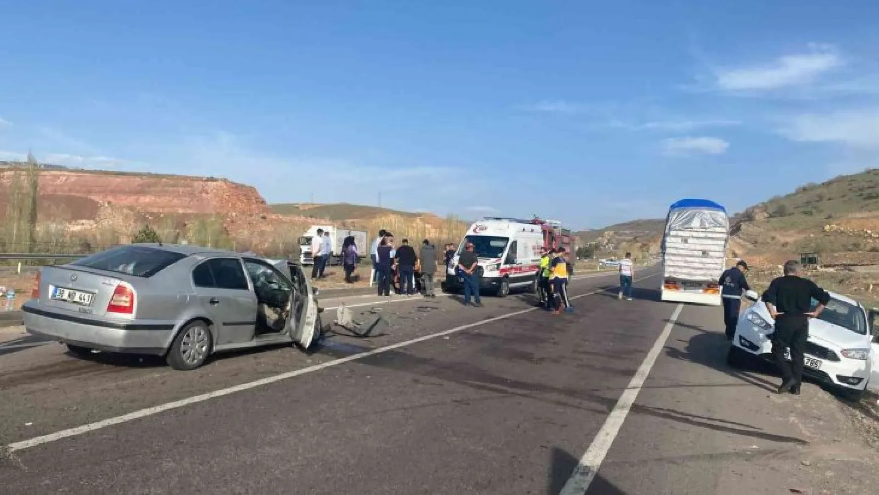 Kayseri'de trafik kazası: 6 yaralı