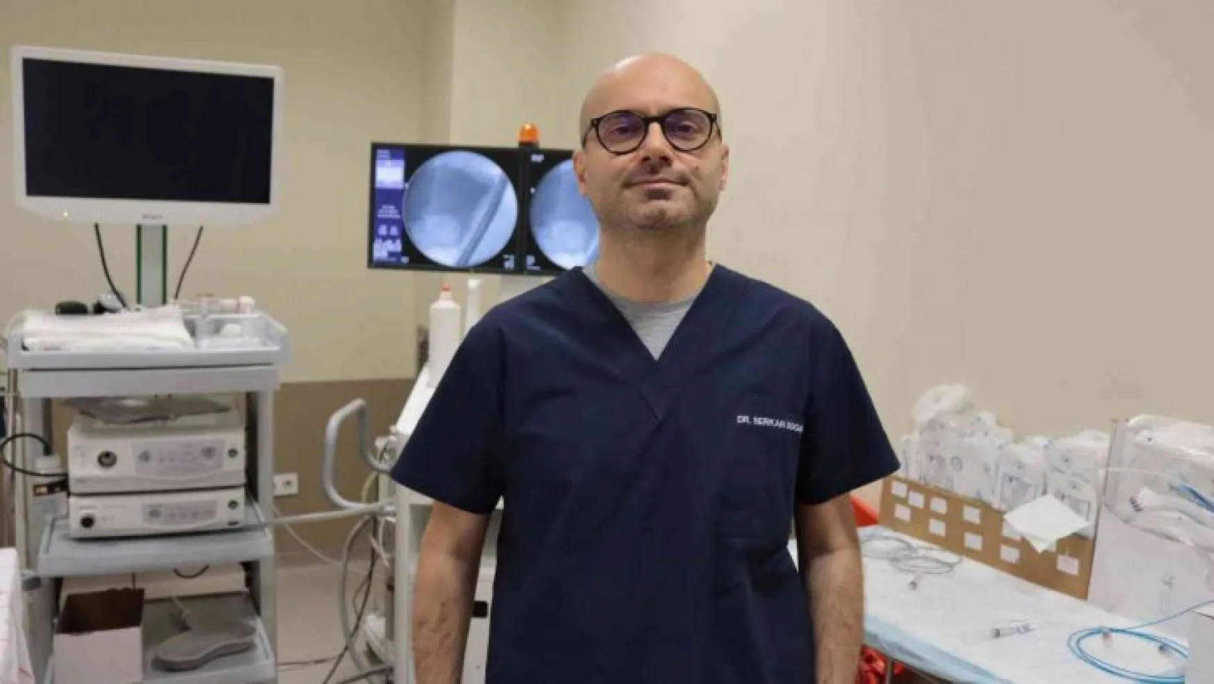 Kayseri Şehir Hastanesi'nde ilk ameliyatsız, endoskopik ultrasonla safra yolu boşaltıldı