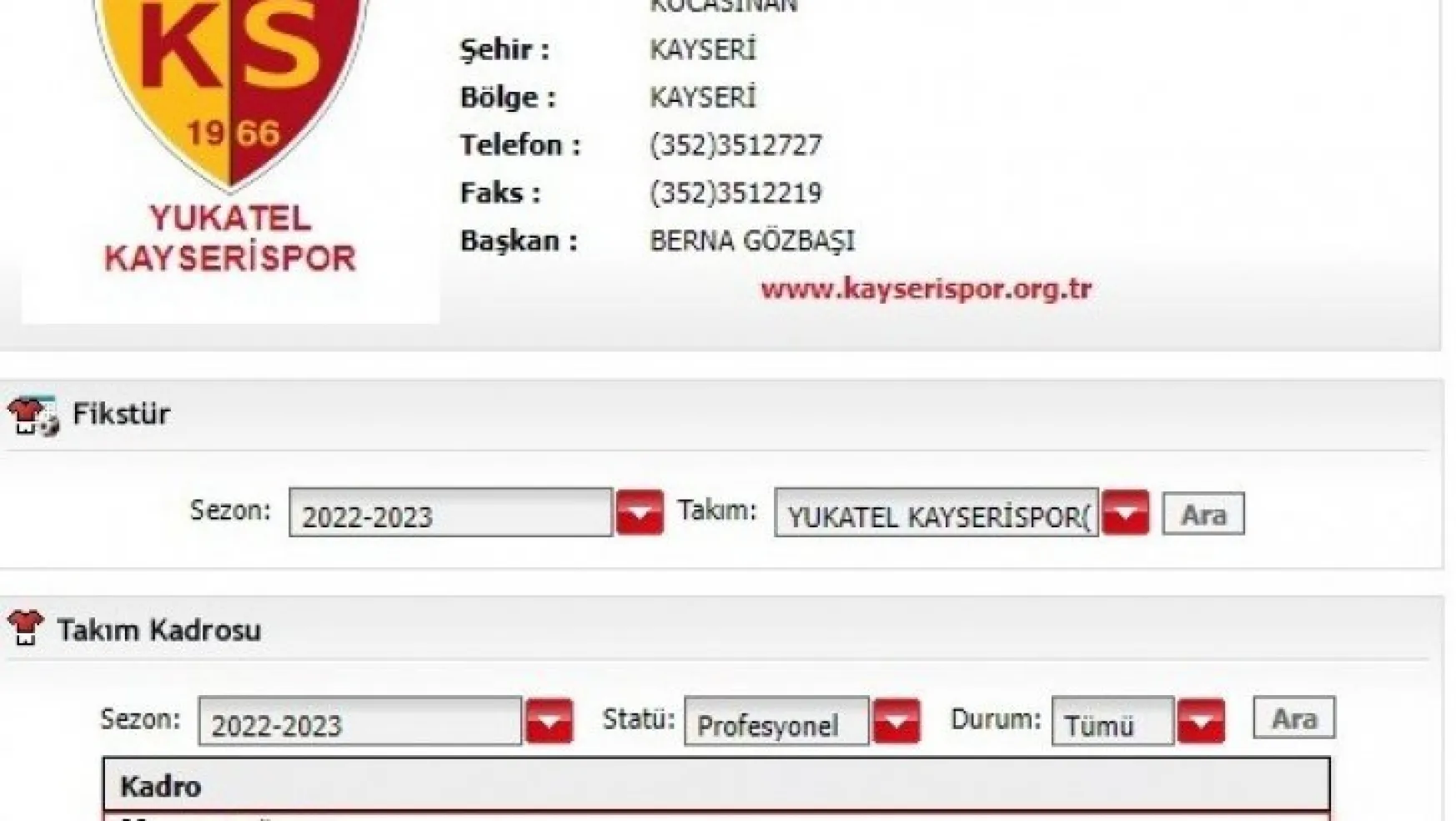 Kayserispor'da 3 oyuncunun lisans çıktı