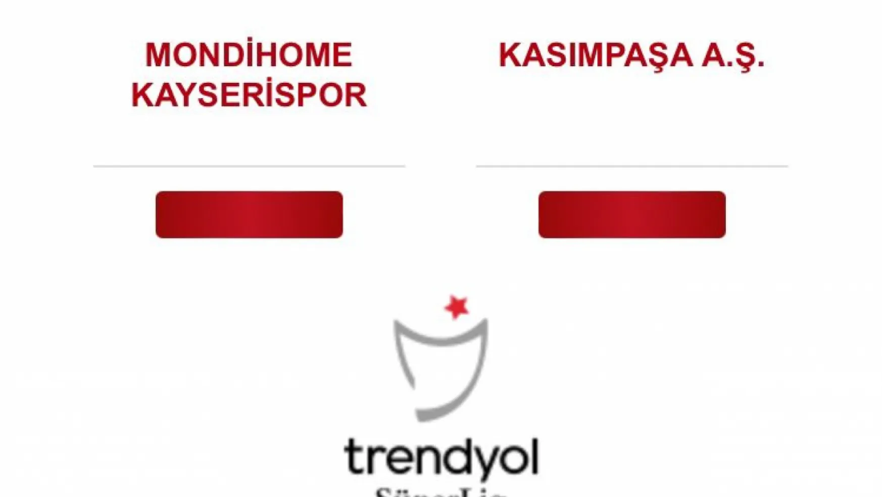 Kayserispor - Kasımpaşa maçı 3 Nisan'da oynanacak
