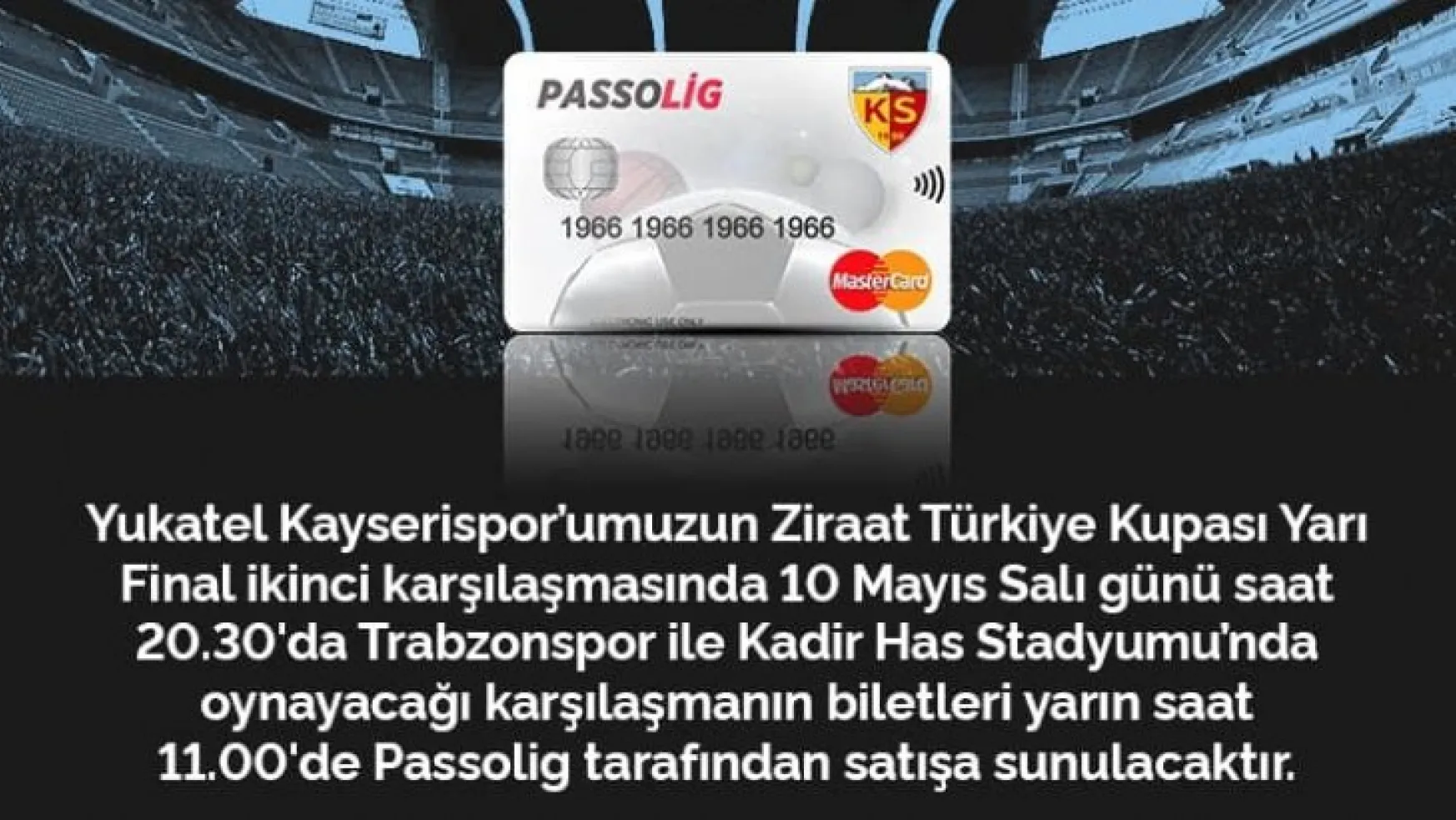 Kayserispor-Trabzonspor maçının bilet fiyatları belli oldu