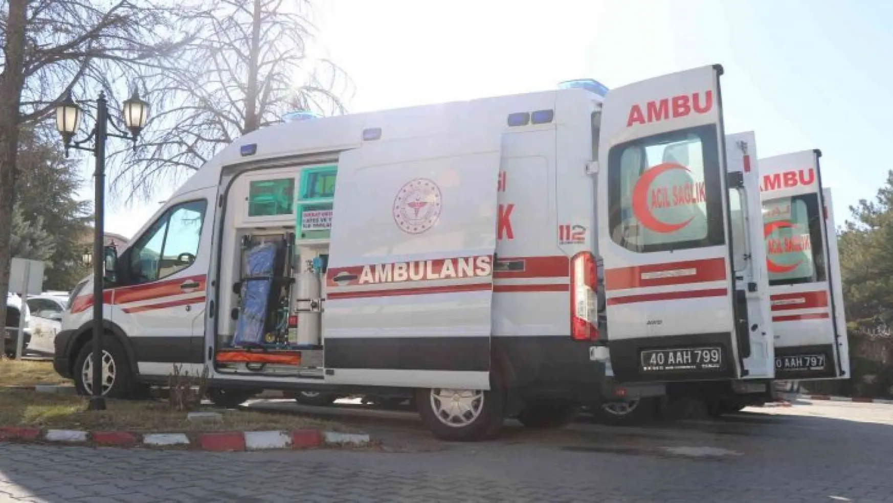 Kırşehir Ambulans Servisi bir yılda 39 bin 885 vakaya müdahale etti
