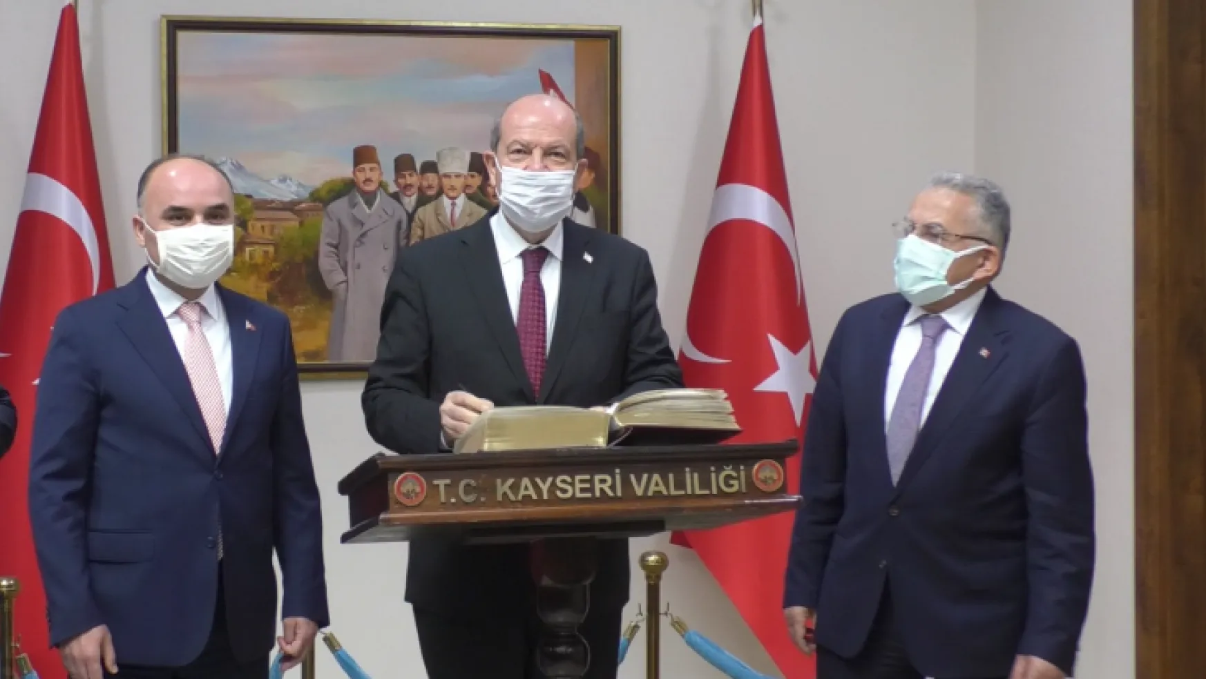 KKTC Cumhurbaşkanı Ersin Tatar Kayseri'de