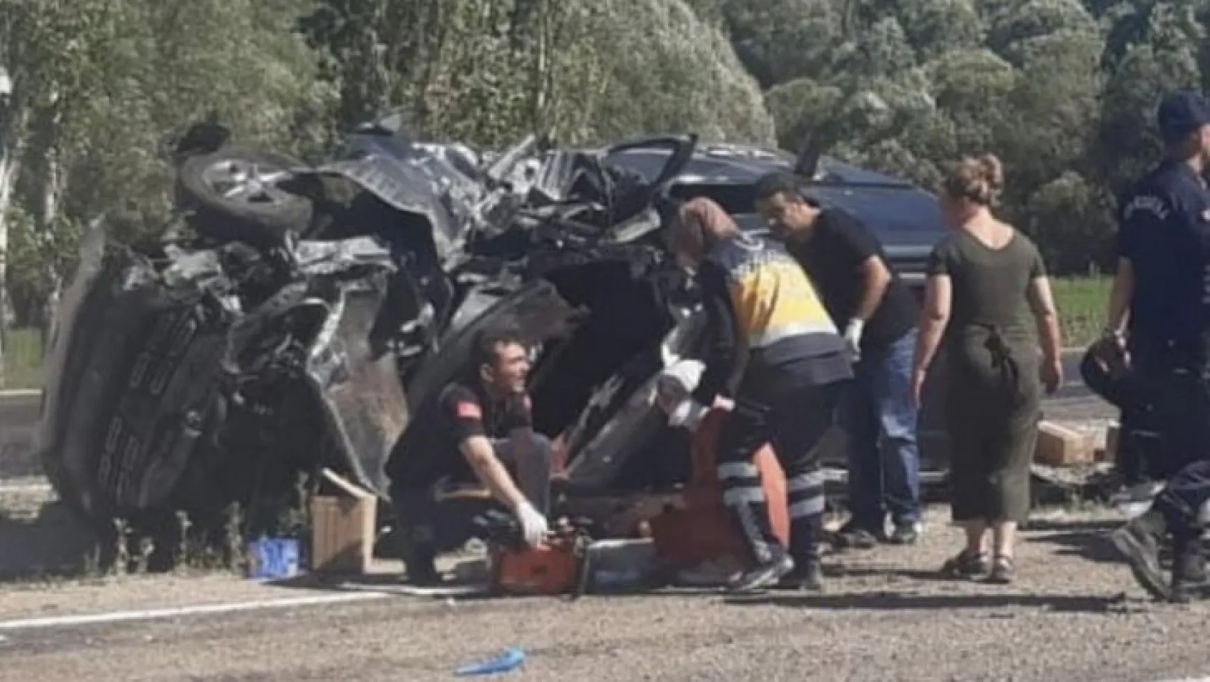 Sarız'da trafik kazası: 1 ölü 2 yaralı