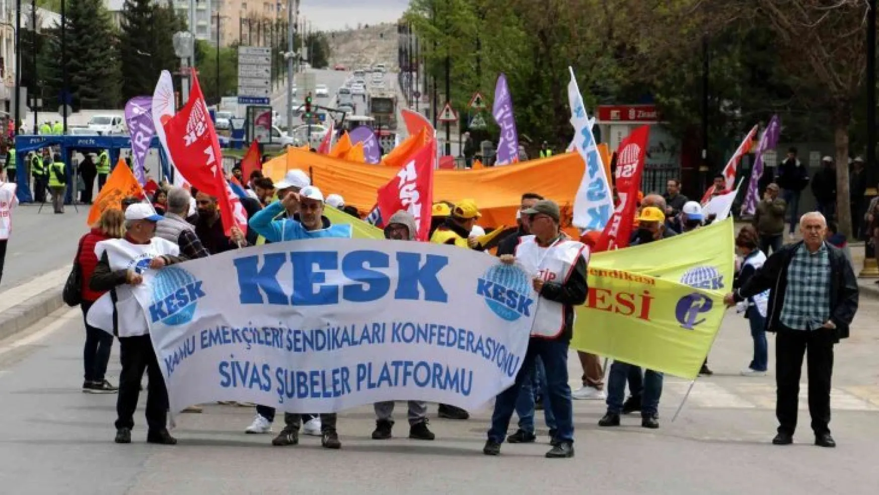 Sivas'ta 1 Mayıs kutlamaları