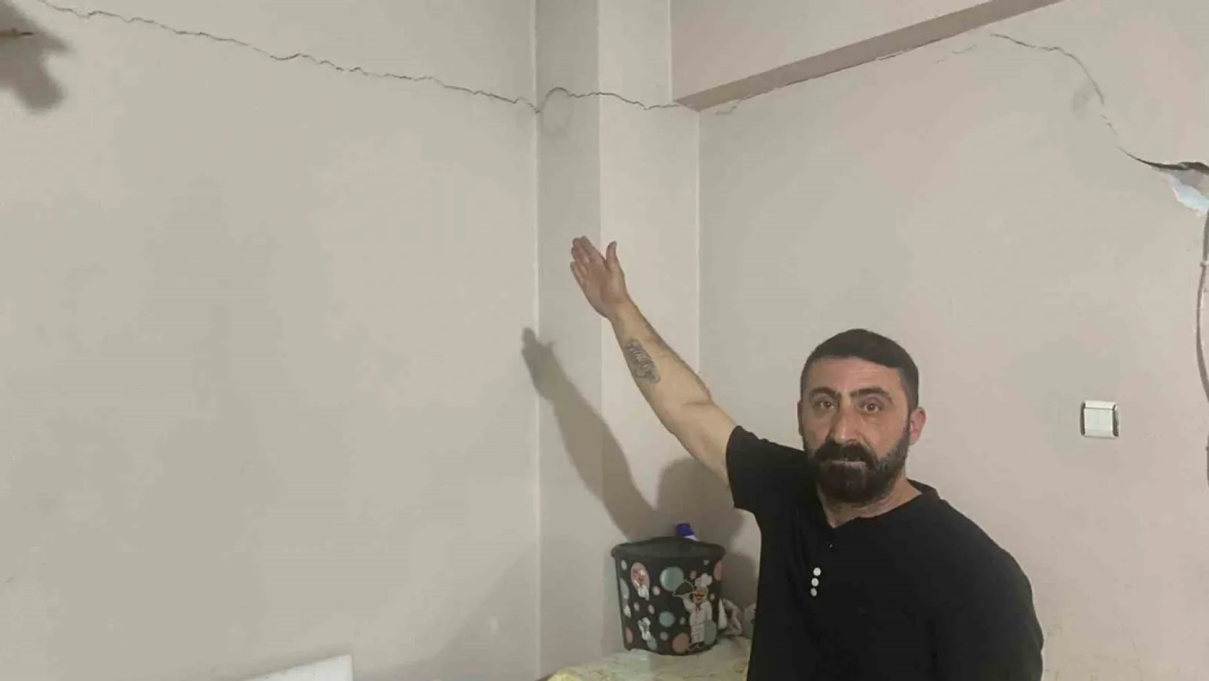Tokat depreminde Kayseri'deki evde hasar iddiası