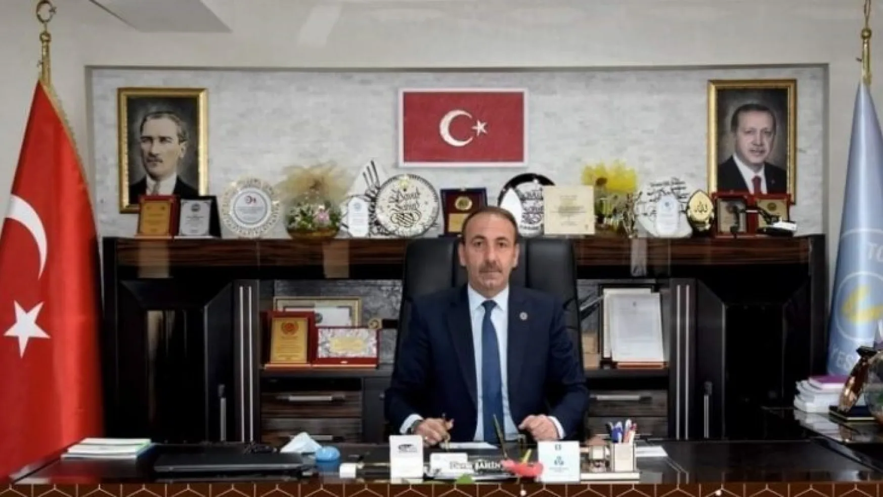 Tomarza Belediye Başkanı Şahin: 'Kefenini giymiş, yola çıkmış, cumhurbaşkanımızın yol arkadaşıyız'
