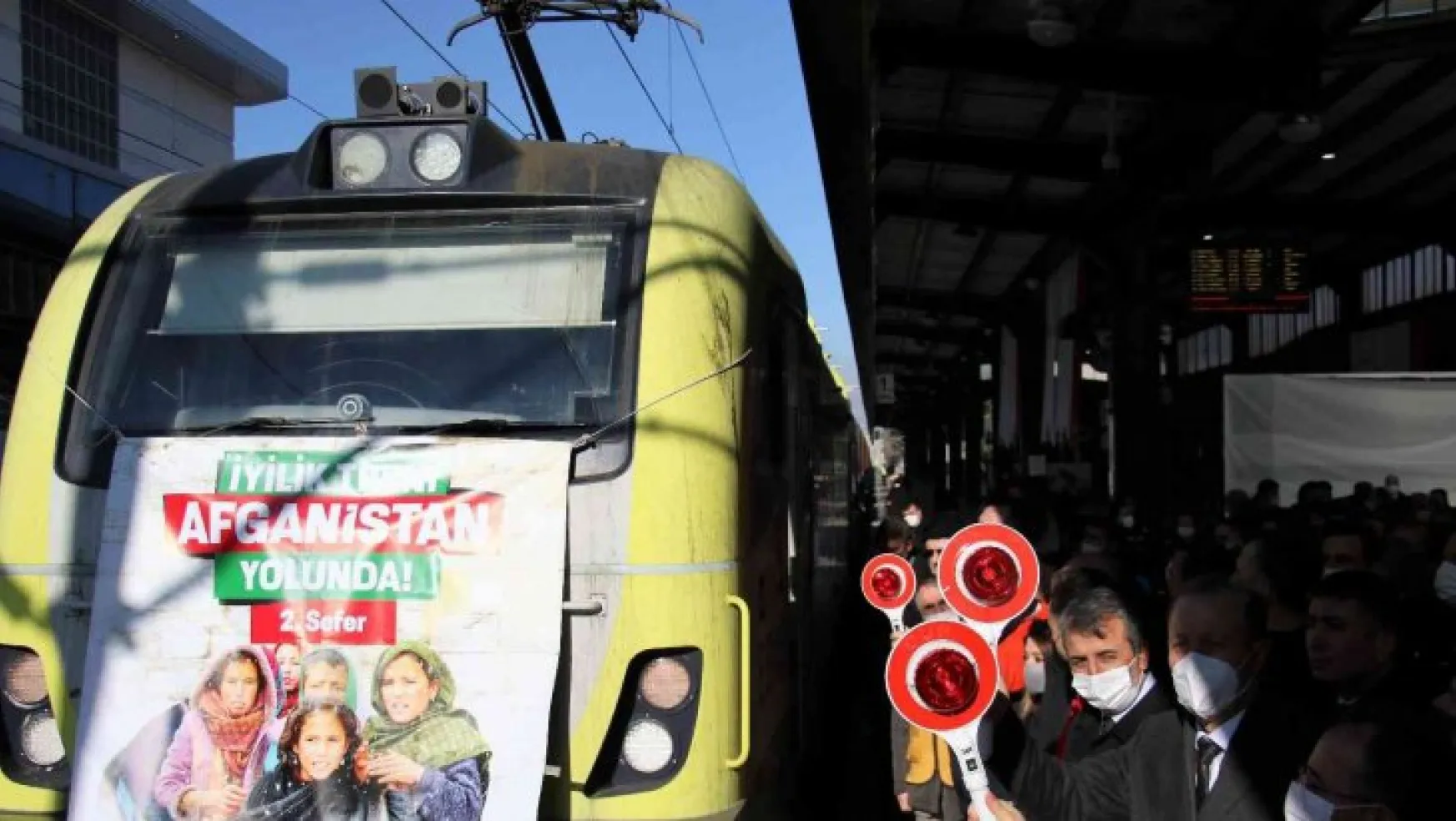 Türkiye'den Afganistan'a yardım götüren 'İyilik Treni'nin ikincisi yola çıktı