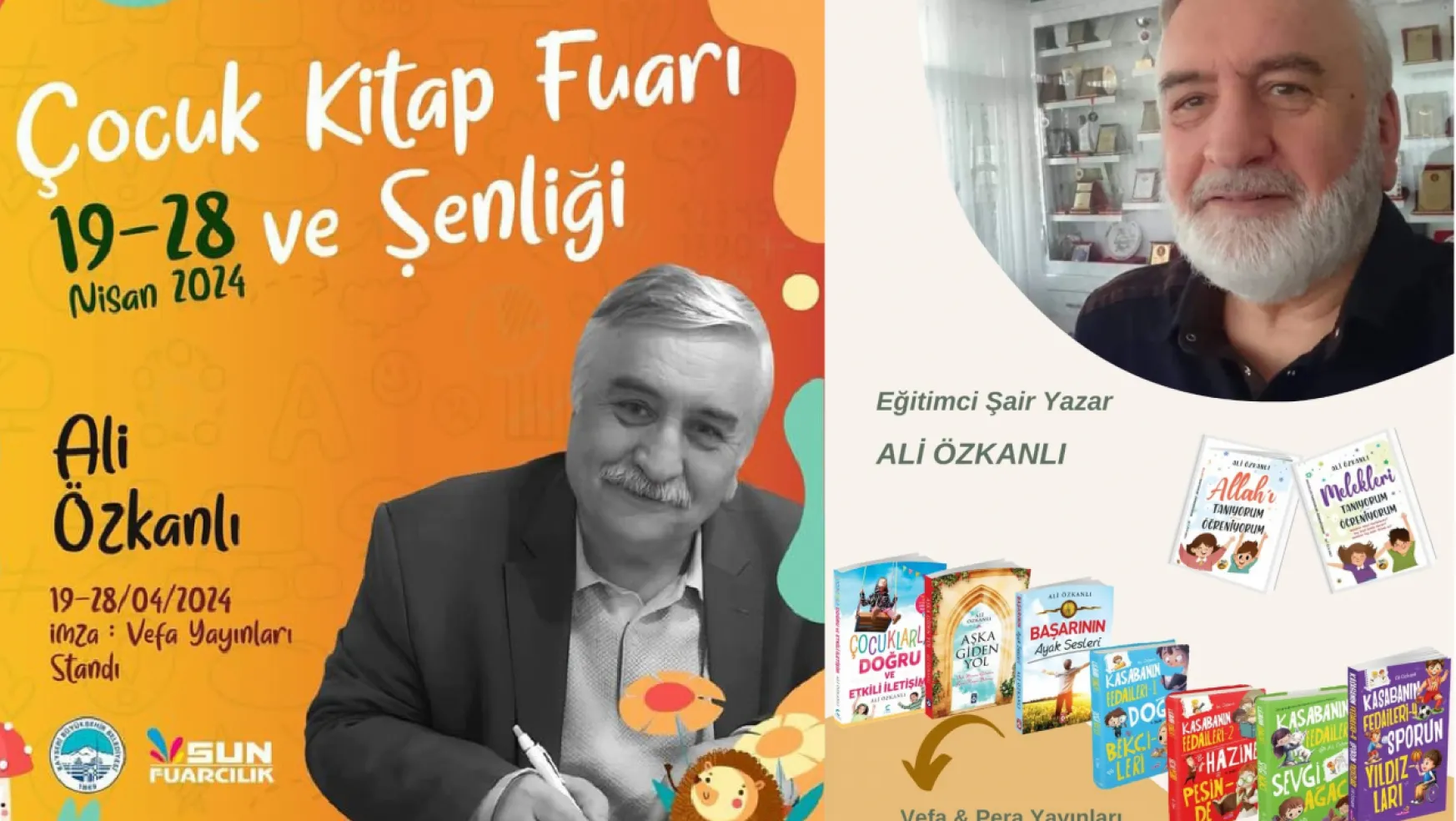 Yazarımız Ali Özkanlı Çocuk Kitapları Fuarında