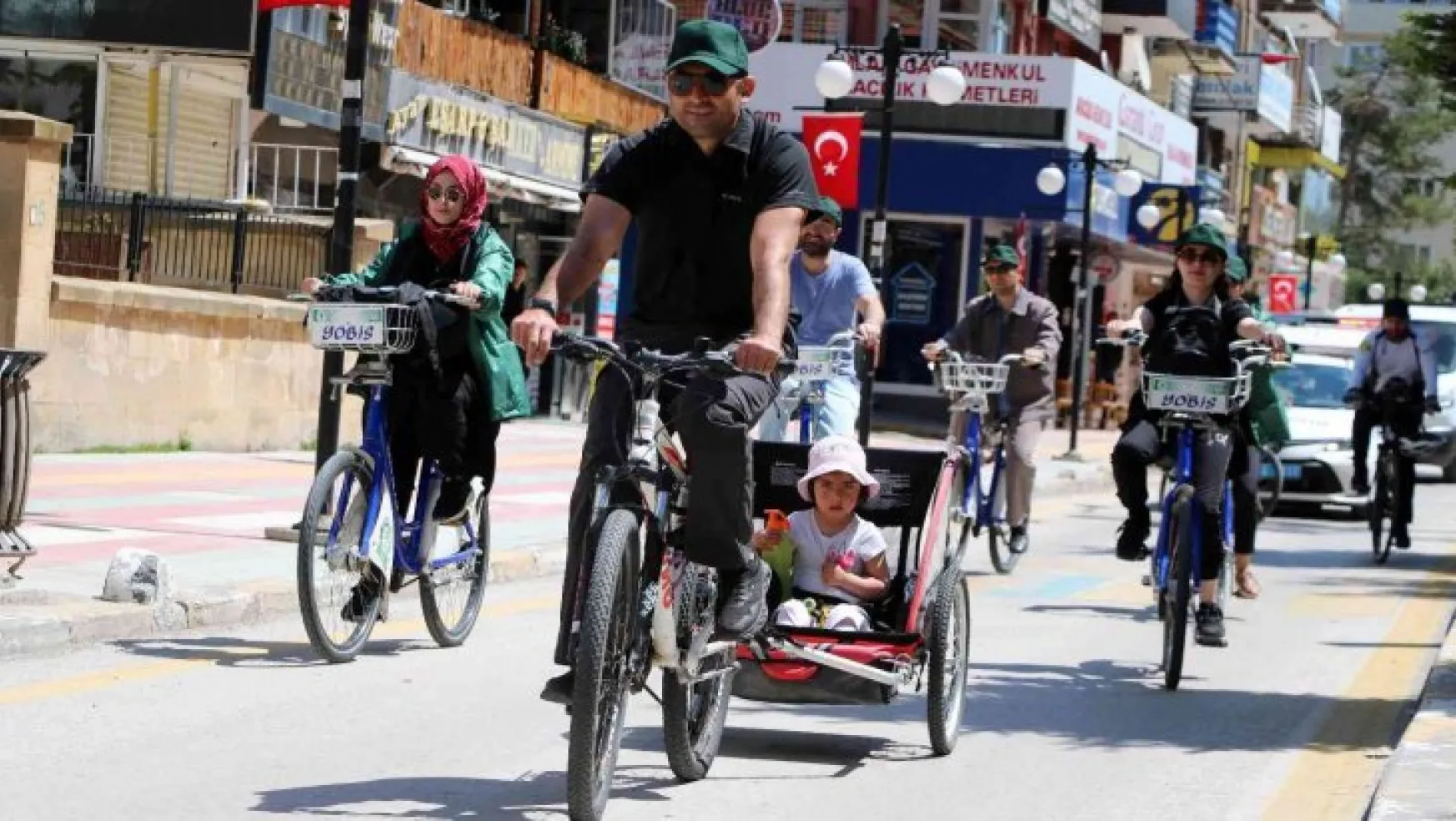 Yozgat'ta pedallar 'Bağımlılıktan uzak nesiller için' çevrildi