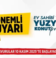 500 bin Sosyal Konut Projesi için başvurular başlıyor
