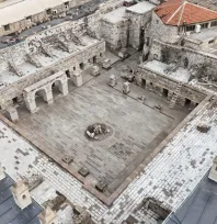 525 yıllık tarihi Gön Han'da restorasyon çalışmaları sona yaklaştı