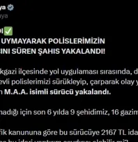 Bakanı Yerlikaya: 'Dur ihtarına uymayan sürücüler nedeniyle son 6 ayda 9 polis şehit oldu'