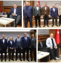 Başkan Büyükkılıç'a ziyaretçi akını