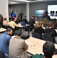 Başkan Büyükkılıç, Bilişim Akademisi dersine katıldı