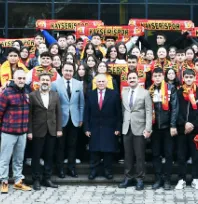 Başkan Büyükkılıç, Fevzi Çakmak Lisesi'ne Konuk Oldu