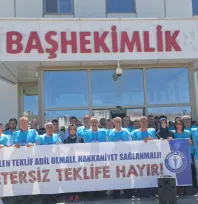 Başkan Keser, 'Gelirde adalet, ücrette denge istiyoruz. Yetersiz teklife hayır'