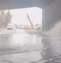 Buğdaylı Mahallesi'nde alt geçit sular altında kaldı