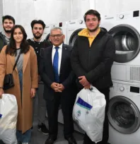 Büyükşehir, 11 bin üniversitelinin kirli çamaşırını temizledi