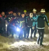 Derevenk Vadisi'nde Korkunç Kaza: Aracıyla 200 metreden yuvarlandı