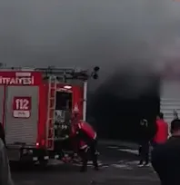 Doğu Sanayi'de çıkan yangın kontrol altına alındı
