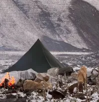 Donma tehlikesi geçiren 5 kampçı kurtarıldı