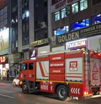 Düvenönü'nde iş yerinde yangın