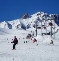 Erciyes'te kayak sezonu başladı