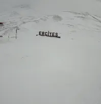 Erciyes'te Kuvvetli Rüzgar Nedeniyle Pistler Kapandı
