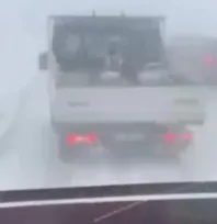 Erciyes yolu araç trafiğine kapandı