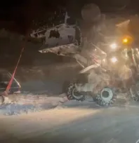 Erciyes yolunda mahsur kalan 3 vatandaş kurtarıldı