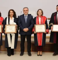 ERÜ'de 6 akademisyene profesörlük belgesi takdim edildi
