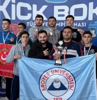 ERÜ Kick Boks takımı Türkiye Şampiyonu oldu