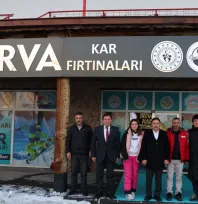 ERVA kar fırtınaları başladı