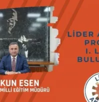 İl Milli Eğitim Müdürlüğü'nün Lider Akademi Projesi kapsamında '1. Lider Buluşması' yarın gerçekleşecek