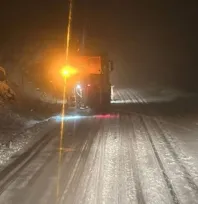 İncesu'da gece mesaisi: Yollar ulaşıma açıldı