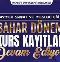 Kaymek Bahar Dönemi Kurs Kayıtları Devam Ediyor