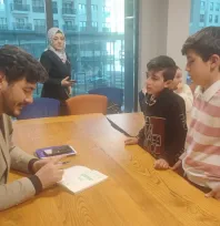 Kayseri'de Bir İlk: Ekrandan Kur'an Eğitimi Öğrencileri Yazarlarla Buluştu!