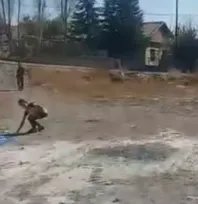 Kayseri'de kadına taşlı saldırı