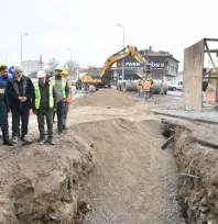 Kayseri'de Kartal Kavşağı Altyapı Çalışmaları Hızla İlerliyor