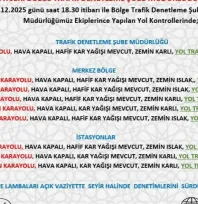 Kayseri'de yollar trafiğe açık