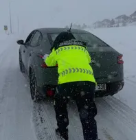 Kayseri-Develi Erciyes İl Yolu ulaşıma kapatıldı