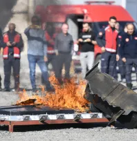 Kayseri İtfaiyesi bir ayda 859 olaya müdahale etti