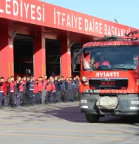 Kayseri İtfaiyesi, Kırıkkale'deki yangın için harekete geçti
