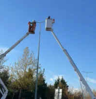 Kayseri'nin cadde ve sokak aydınlatma armatürleri komple değişiyor