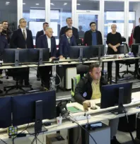 Kayseri Trafik Kontrol Merkezi'nde Brifing