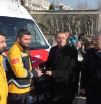 Kayseri'ye tahsis edilen 12 yeni ambulansın teslim töreni gerçekleştirildi