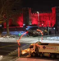 Kırsal'da 187 Yol Açıldı: Gece boyu tuzlama