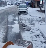 Kocasinan'da kar temizleme faaliyetleri devam ediyor