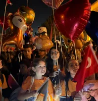 LÖSEV'in 'Umut Treni' Kayseri'ye ulaştı